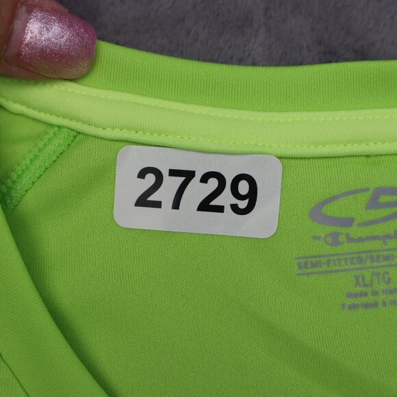 Champion Shirt Womens XL Extra Green Tank Top Sleeveless Workout Flowy Run Gym - Picture 11 of 15